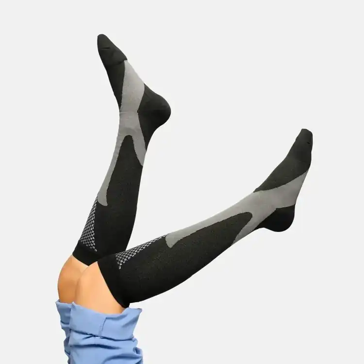 Calcetines negro-gris