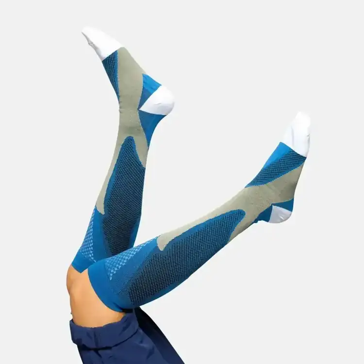 Calcetines azul-gris