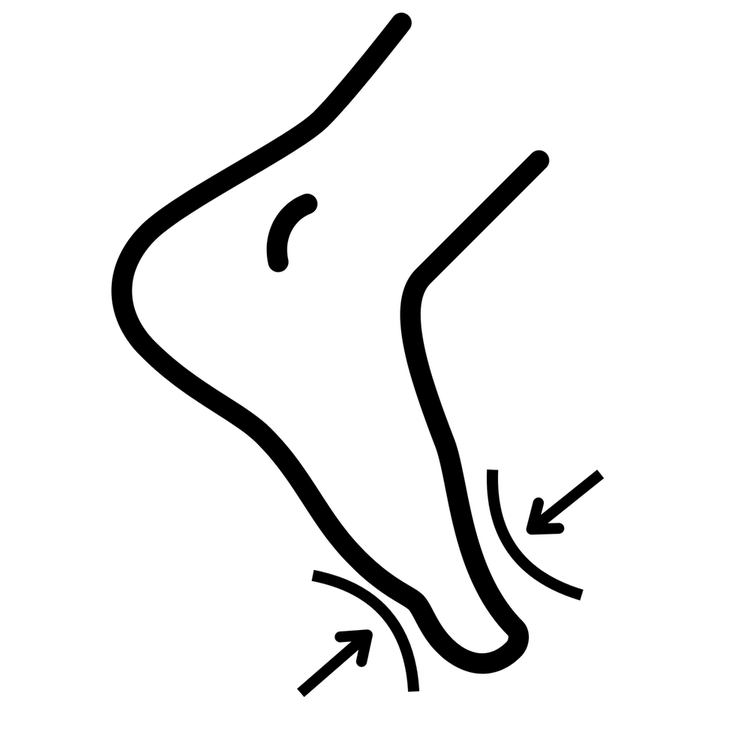 Icono de compresión gradual